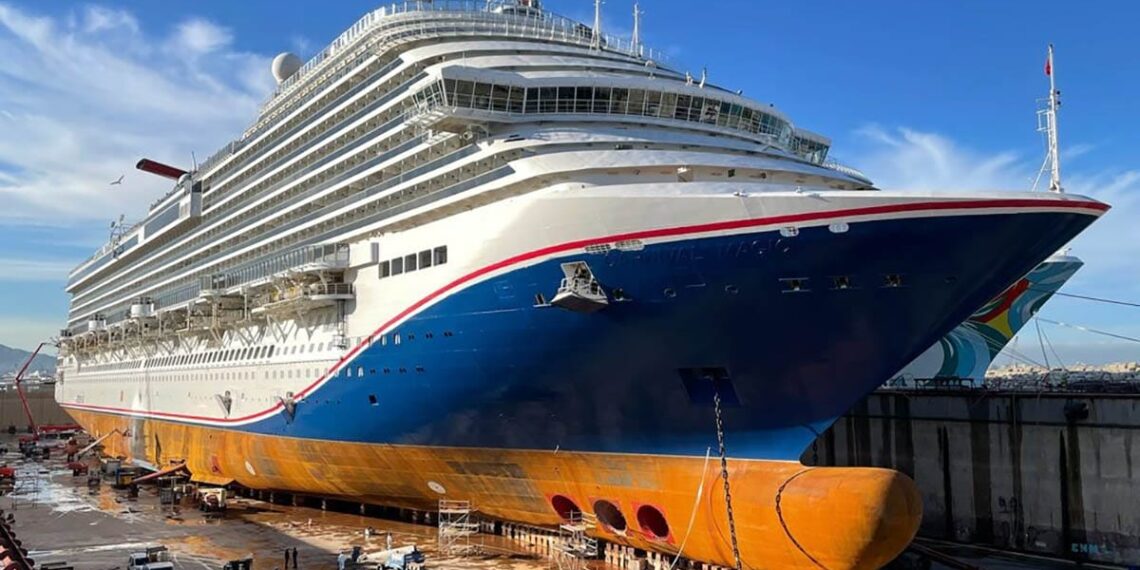 Carnival’s Dry Dock Schedule 2025-2027