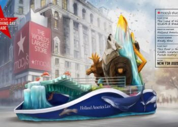 Holland America Line’s Macy’s Thanksgiving Day Parade Float