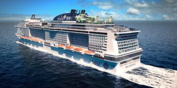 MSC Grandiosa Arrives in Port Canaveral